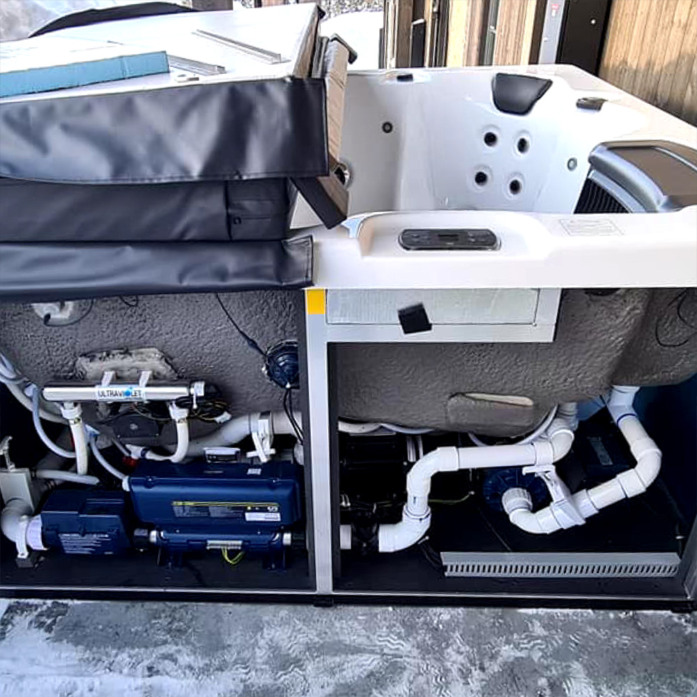 Izolacja zimowa jacuzzi podgrzewanego